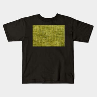 Green fabric texture Kids T-Shirt